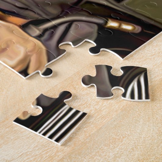 Rosa-de-lasser Legpuzzel (Zijkant)