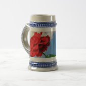 Rosa Don Juan met een blauwe lucht Mok (Voorkant links)