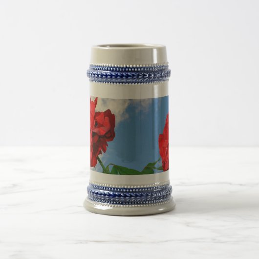 Rosa Don Juan met een blauwe lucht Mok (Center)