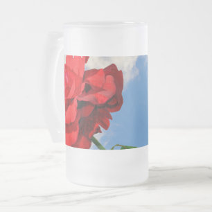 Rosa Don Juan met een blauwe lucht mok
