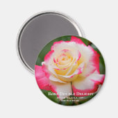 Rosa Double Delight Magneet (Voorkant / Achterkant)