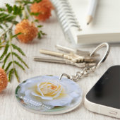 Rosa Edelweiss [Acrylic Keychain] Sleutelhanger (Voorkant Rechts)