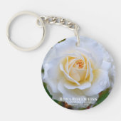 Rosa Edelweiss [Acrylic Keychain] Sleutelhanger (Voorkant)
