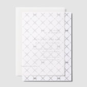 Rosa Elegant Modern Wedding Save the Date Vellum Uitnodigingen (Offset (Uitnodiging))