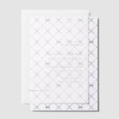 Rosa Elegant Modern Wedding Vellum Uitnodigingen (Offset (Uitnodiging))