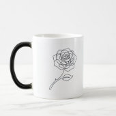 Rosa: Elegante mok met éénlijnige kunst (Links)