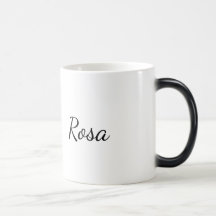 Rosa: Elegante mok met éénlijnige kunst