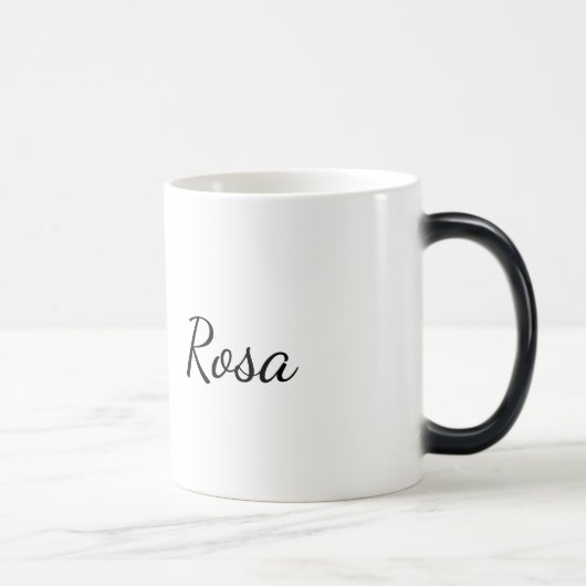 Rosa: Elegante mok met éénlijnige kunst (Rechts)