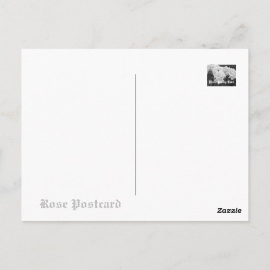 Rosa Emblem [Briefkaart] Briefkaart (Achterkant)