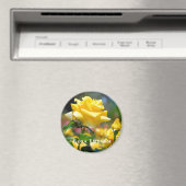 Rosa Emblem Magneet (Insitu (Vaatwasser))