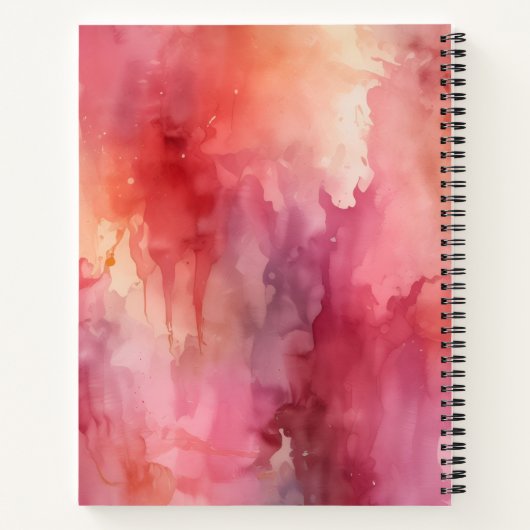 Rosa en Contraluz Notitieboek (Achterkant)