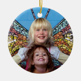 Rosa en Eliza sierent KP Keramisch Ornament