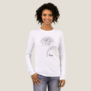 Rosa Enkel Regel Roze T-shirt