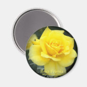 Rosa Friesia:Round Magnet (Voorkant / Achterkant)