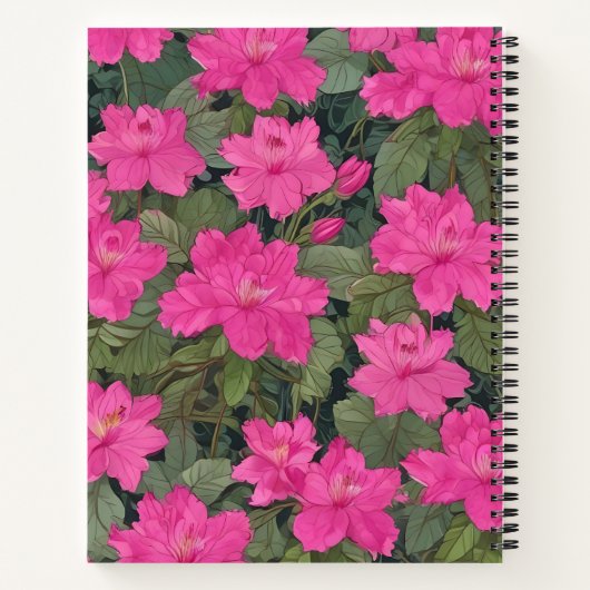 Rosa Fucsia Notitieboek (Achterkant)