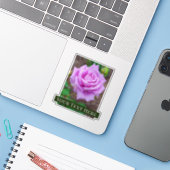 Rosa 'Fujimusume' [Cut Seal] Sticker (Laptop met iPhone)