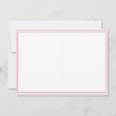 Rosa Gene Boerner: Flat Card (Achterkant)