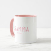 Rosa Glamma Oprichtingsjaar Mok (Voorkant links)