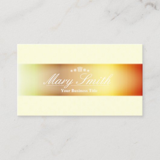 Rosa Gold Bunny Visitekaartje (Voorkant)