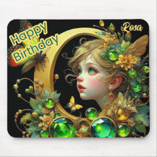 ROSA ~ Green Eyed Fairy ~ Mousepad Muismat