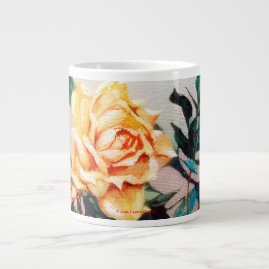 Rosa Grote Koffiekop (Voorkant)