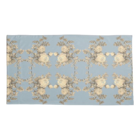 Rosa hemisphaerica – Rosa sulfurea gelbe Rose Kussensloop (Achterkant)