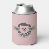 Rosa Honden Digitale Rosa Blikkoeler Blikjeskoeler (Blikje Voorkant)