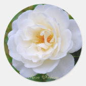 Rosa Iceberg [Round Seal] Ronde Sticker (Voorkant)