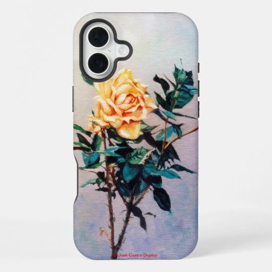 Rosa iPhone Hoesje (Achterkant)
