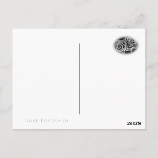 Rosa Kardinal Briefkaart (Achterkant)