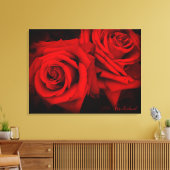 Rosa Kardinal:Canvas Print (Insitu (Woonkamer))