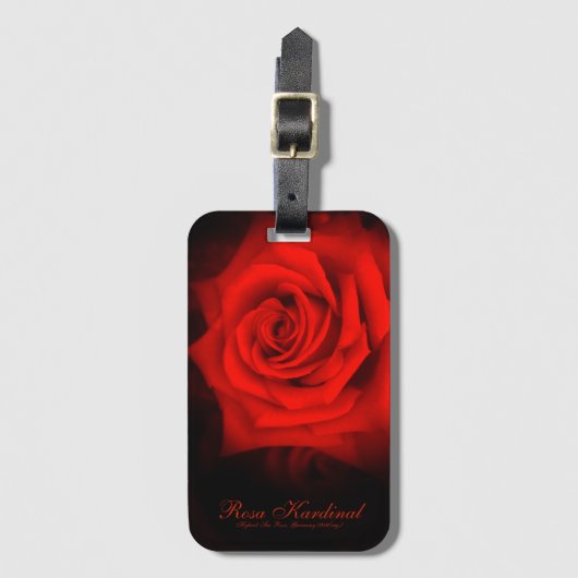 Rosa Kardinal [Luggage Tag] Bagagelabel (Voorkant (verticaal))