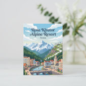 Rosa Khutor Alpineski-resort Rusland Briefkaart (Staand voorkant)