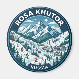Rosa Khutor Alpinesportcentrum Rusland Magneet