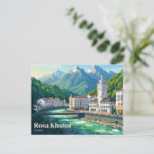 Rosa Khutor Alpinesportresort Rusland Briefkaart (Staand voorkant)
