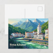 Rosa Khutor Alpinesportresort Rusland Briefkaart (Voorkant / Achterkant)