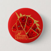 Rosa Lavaglut 缶 バ ッ ジ Ronde Button 5,7 Cm (Voorkant)