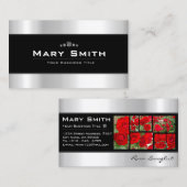 Rosa Lavaglut Visitekaartje (Voorkant / Achterkant)