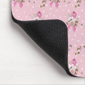 Rosa lint Breastkanker Overlevende Muismat (Hoek)