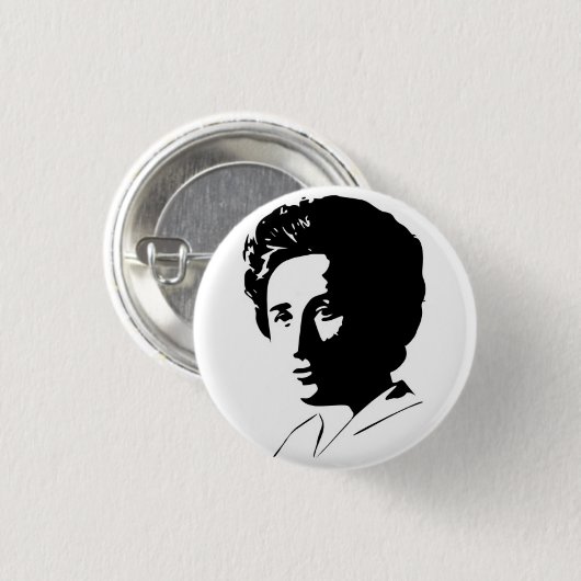 Rosa Luxemburg Button (Voorkant /achterkant)