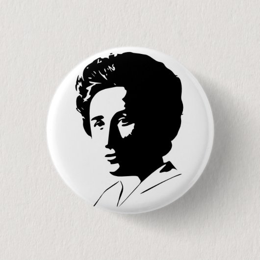 Rosa Luxemburg Button (Voorkant)