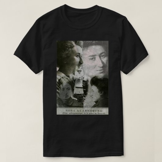 Rosa Luxemburg Digital Bootleg Design T-shirt (Design voorkant)