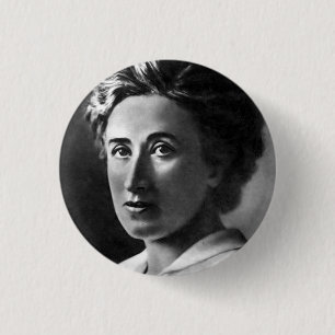 Rosa Luxemburg Pin Ronde Button 3,2 Cm