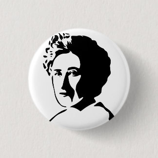 ROSA LUXEMBURG RONDE BUTTON 3,2 CM