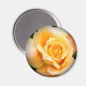 Rosa ‘Manyo’:Round Magnet (Voorkant / Achterkant)