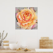 Rosa 'Manyo' [Waarde Poster Papier] (Keuken)