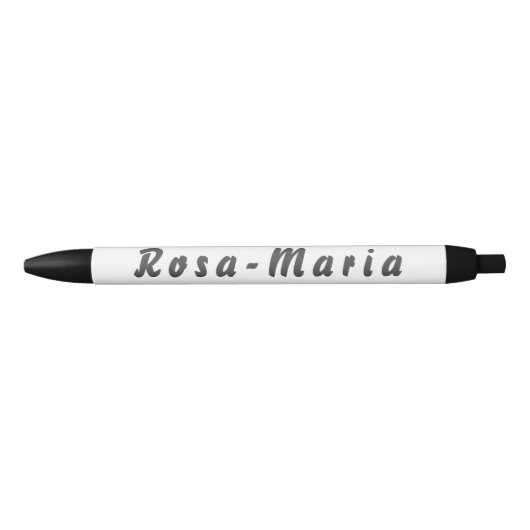Rosa-Maria Kugelschreiber Zwarte Inkt Pen (Voorkant)