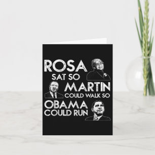 Rosa Martin Obama Afro-Amerikaanse zwarte geschied Kaart