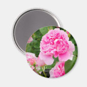 Rosa Mary Roos [Round Magnet] Magneet (Voorkant / Achterkant)