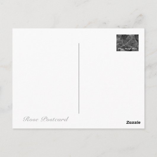 Rosa Mister Lincoln Briefkaart (Achterkant)